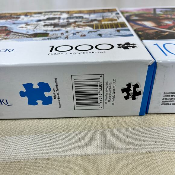 Jigsaw Puzzle 1,000 Piece Lot of 2 Celebrate Life & Cider Brook Farms Wysocki - Picture 4 of 5